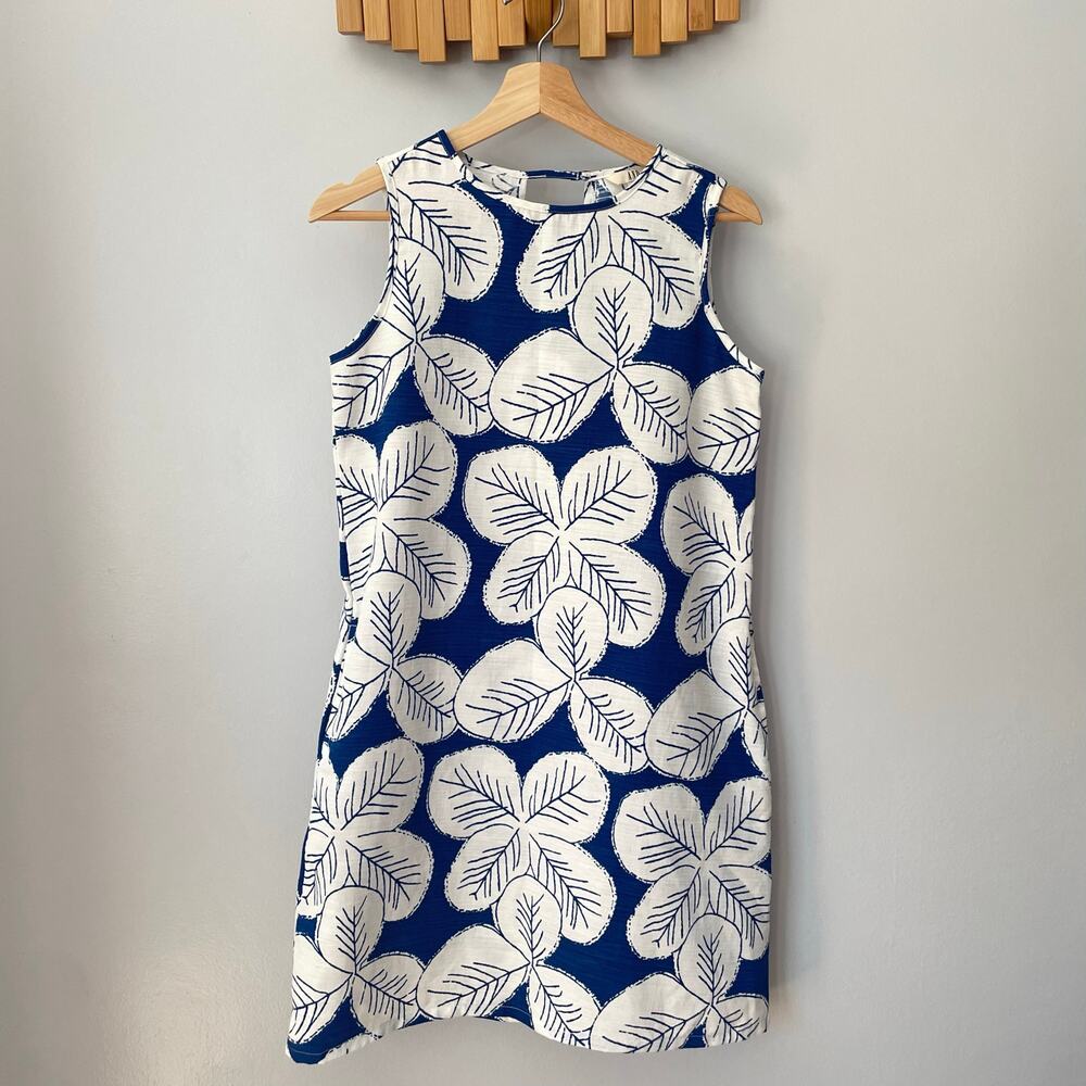 Floral Print Shift Dress with Pockets